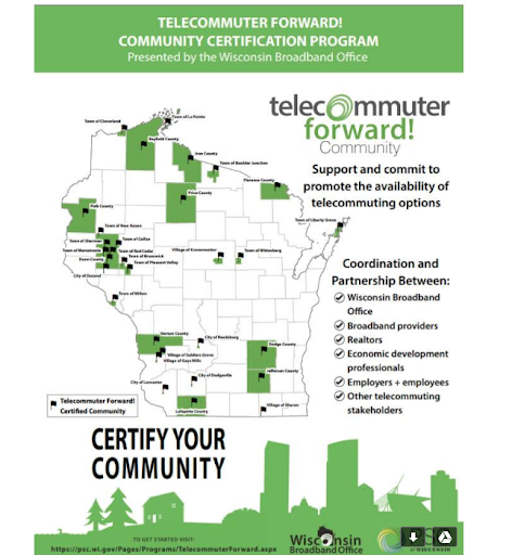 Telecommuter map