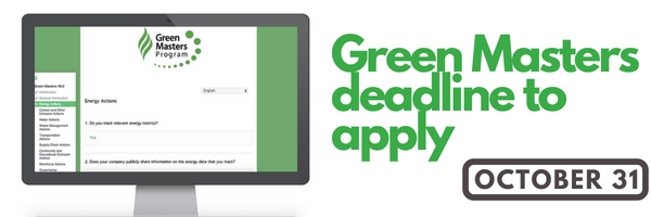 Green Masters Program Deadline Image