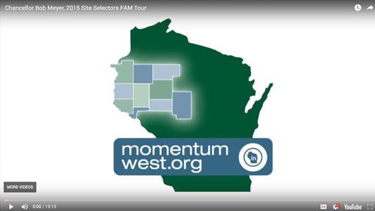 Video Screenshot for Chancellor Bob Meyer, 2015 Site Selectors FAM Tour
